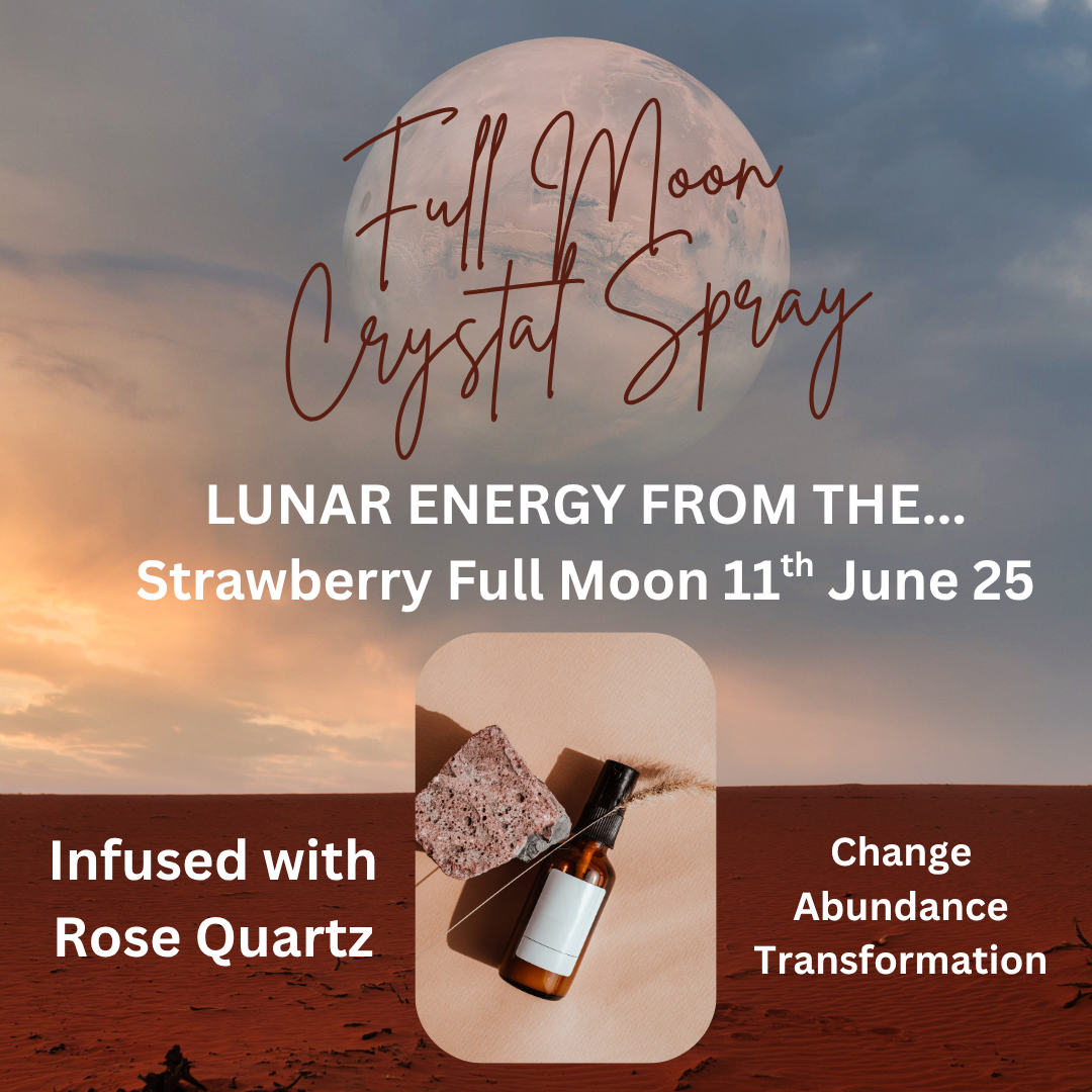 Strawberry Full Moon Crystal Elixir Spray
