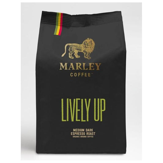Organic Marley Fair Trade Lively Up Expresso Coffee - 227g