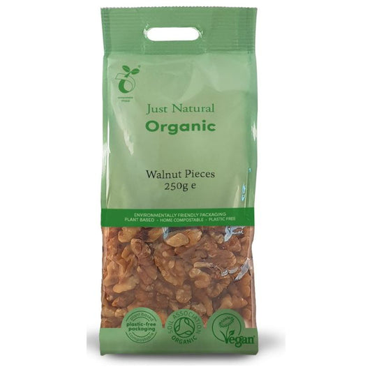 Organic Walnut Pieces 250g