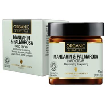 Mandarin & Palmarosa Hand Cream -Cosmos Organic 60ml