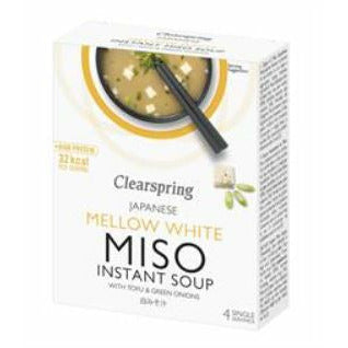 Organic Instant Miso Soup Mellow White with Tofu 40g