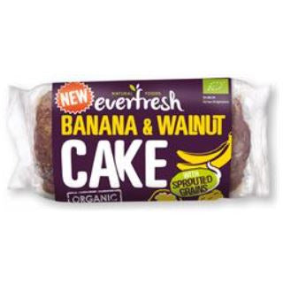 Organic Sprouted Banana & Walnut Cake 350g
