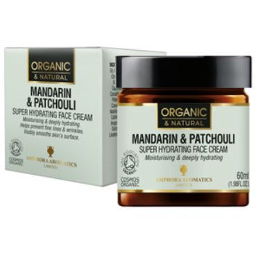 Mandarin & Patchouli Super Hydrating Face Cream COSMOS Organic 60ml