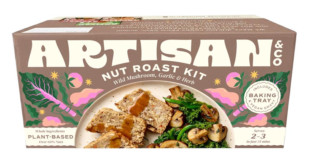 Artisan & Co Wild Mushroom Garlic & Herb Nut Roast Kit 212g