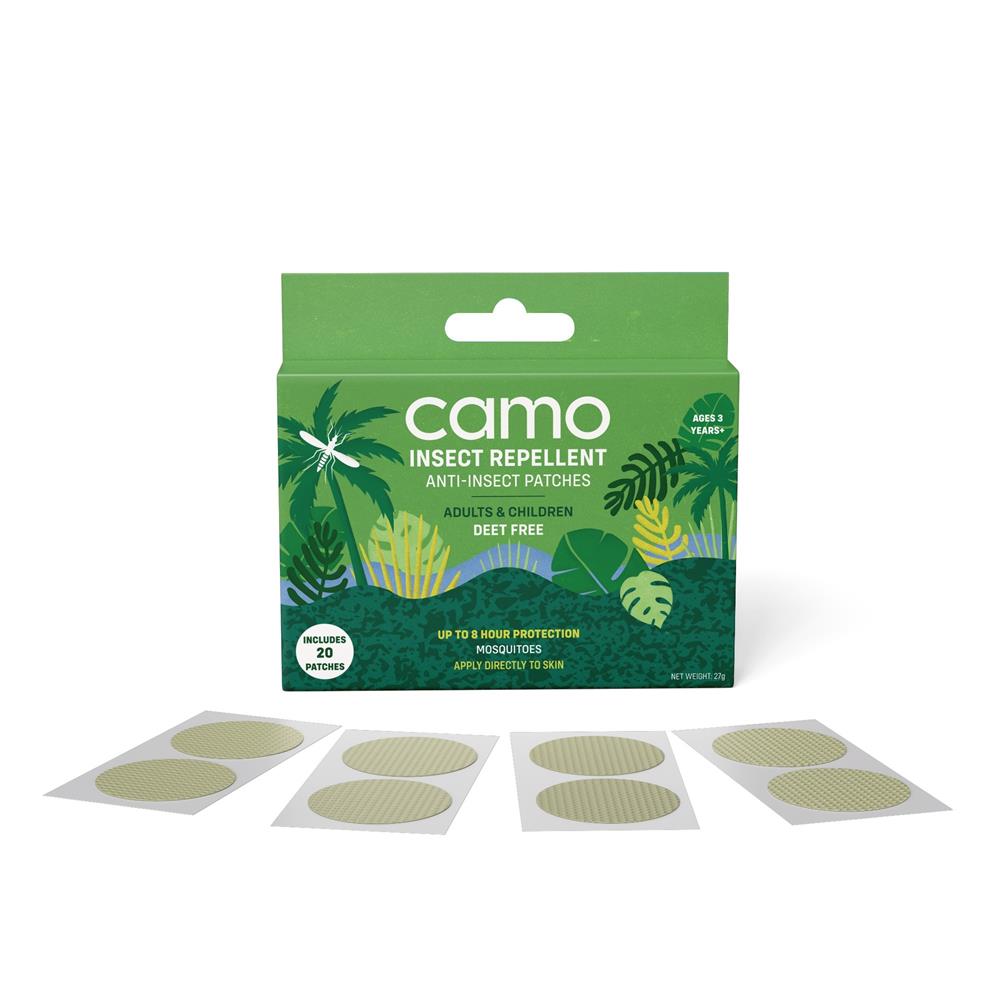 CAMO Anti Insect Patches Mosquito Midges & Biting Insects ONLINE ONLY OR CLICK & COLLECT
