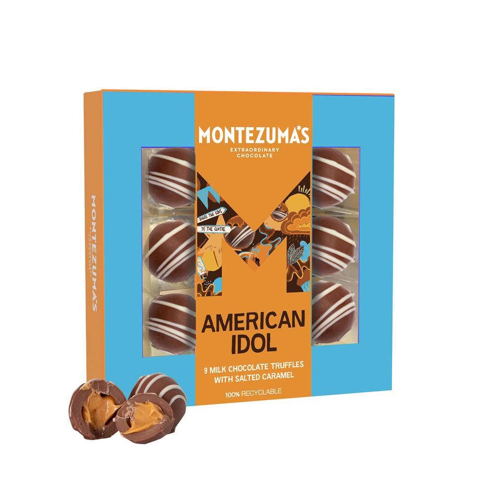 25% OFF American Idol - 9 Milk Chocolate Truffles with Salted Caramel