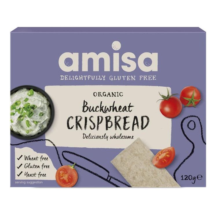 Organic Buckwheat Crispbread - Gluten-free 120g