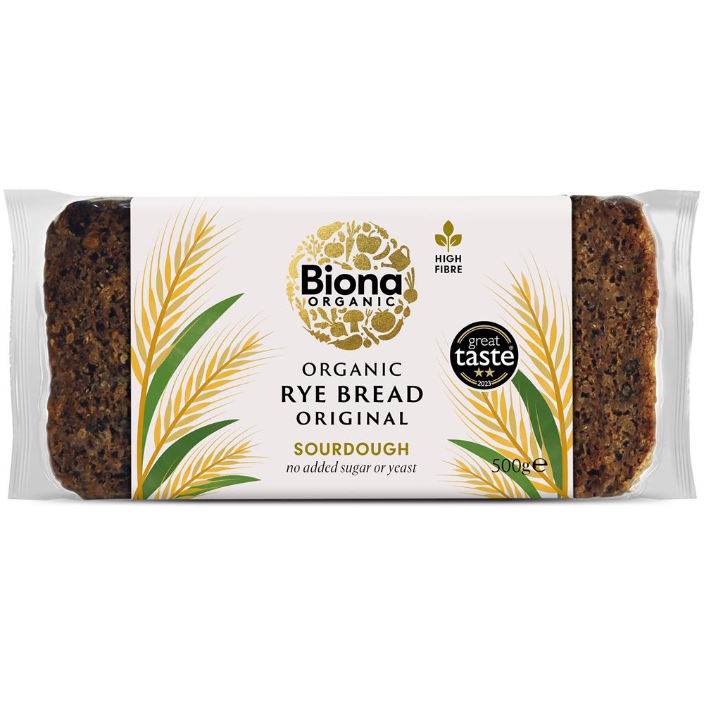 Biona Organic Rye Bread 500g