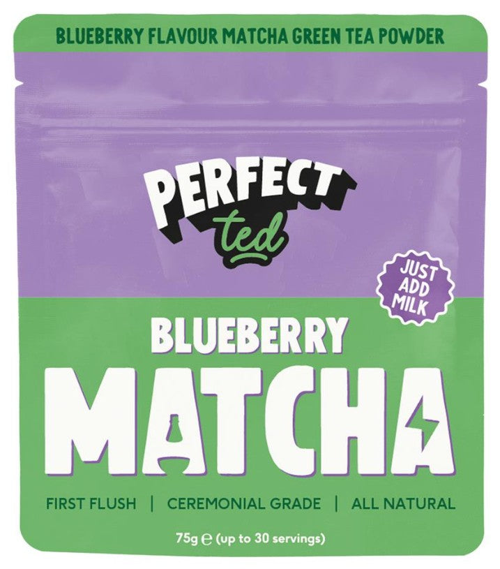 20% OFF PerfectTed Matcha Powder Blueberry 75g ONLINE ONLY OR CLICK & COLLECT