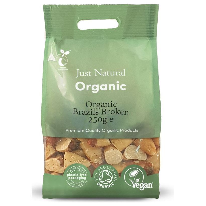 Organic Whole Brazils 125g