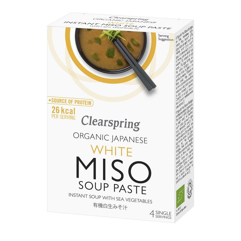 Organic Instant Miso Soup Mellow White with Tofu 40g