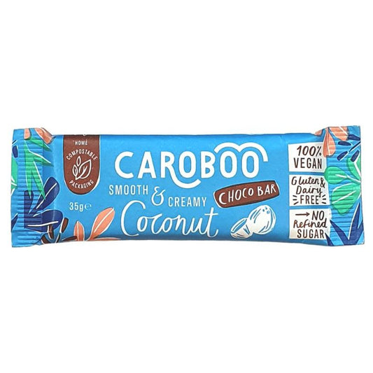 Caroboo Smooth & Creamy Coconut Carob Bar 35g