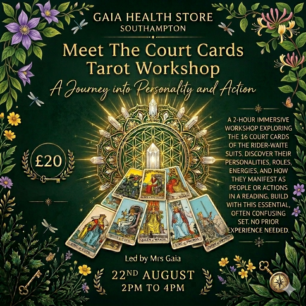 Meet the Court Cards Tarot  Workshop - 22nd August | 2pm to 4pm