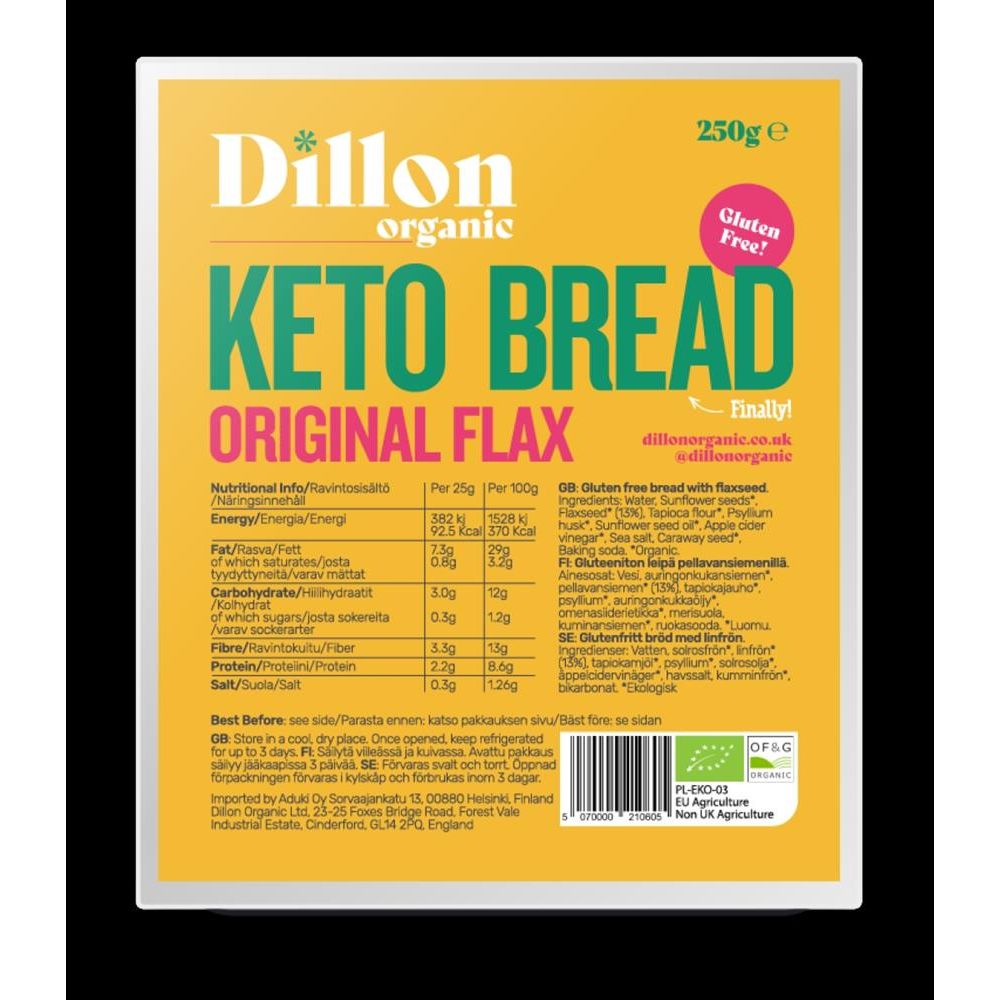 Original Flax Keto Bread 250g