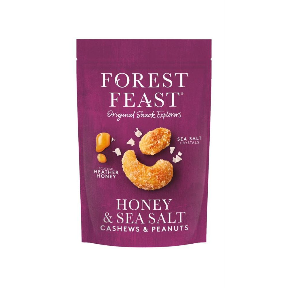 20% OFF Forest Feast Honey & Sea Salt Cashews & Peanuts 120g