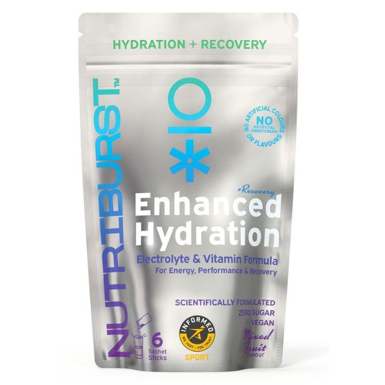 Enhanced Hydration + Recovery Mixed Fruit Flavour. 6 sachets