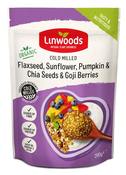 Linwoods Milled Flaxseed Sunflower Pumpkin Chia & Goji 200g
