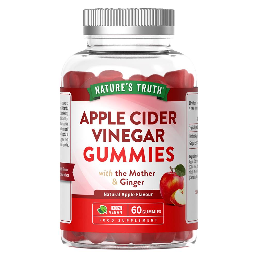 20% OFF Apple Cider Vinegar w/the Mother & Ginger 60 Gummies - Online Only or Click & Collect