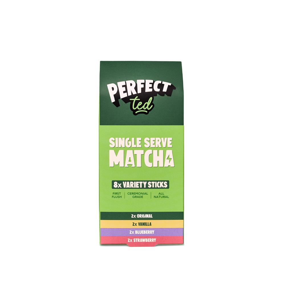 20% OFF PerfectTed Matcha Powder Sachets Variety 8 Pack 33g