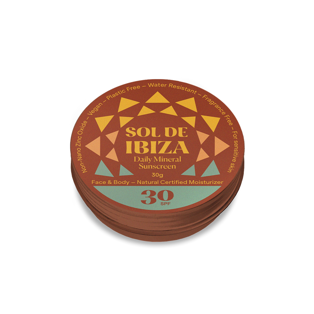 Mini Tin Plastic Free Face & Body Natural Mineral Sunscreen SPF30 ONLINE ONLY CLICK & COLLECT