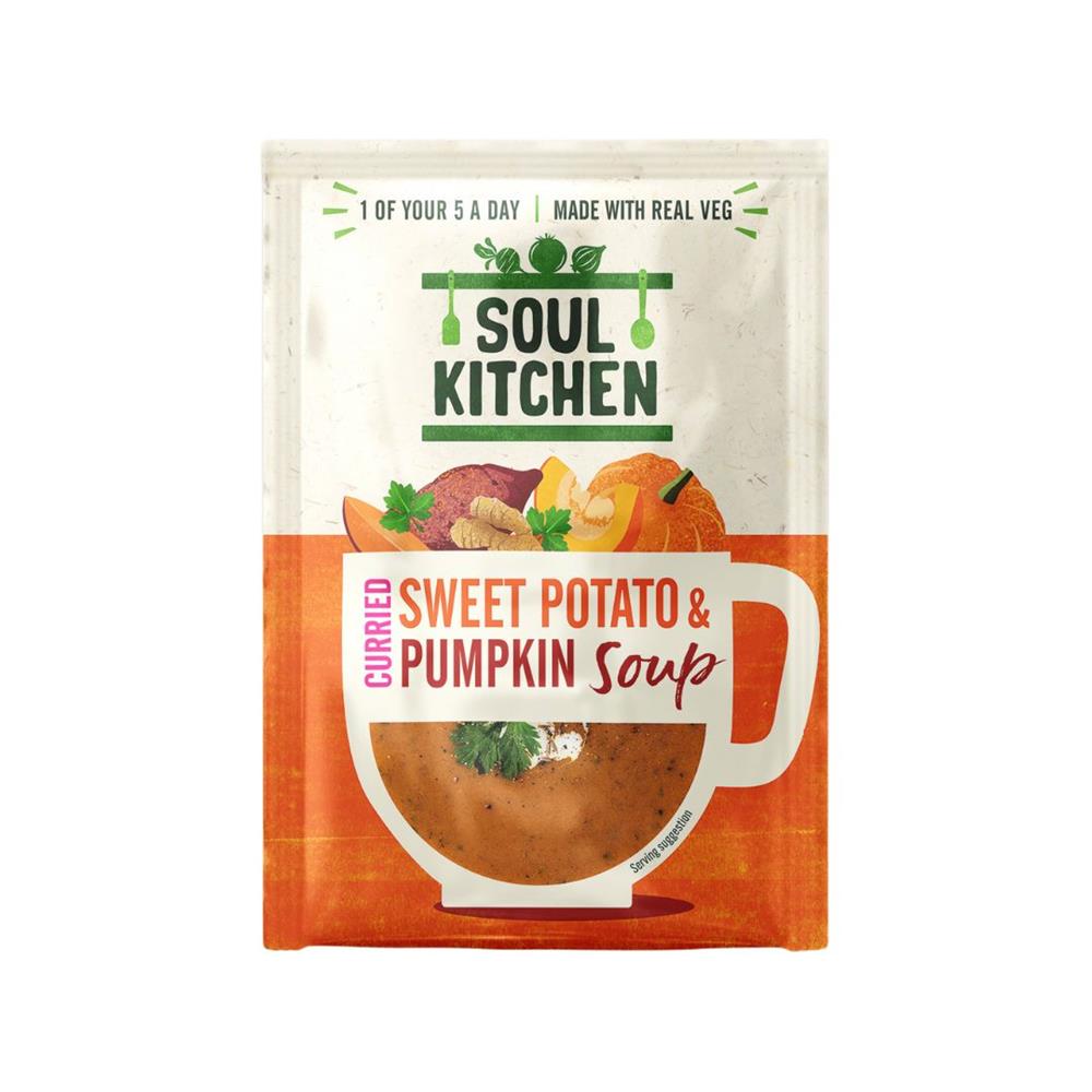 20% OFF Soul Kitchen Curried Sweet Potato & Pumpkin Instant Soup 25g