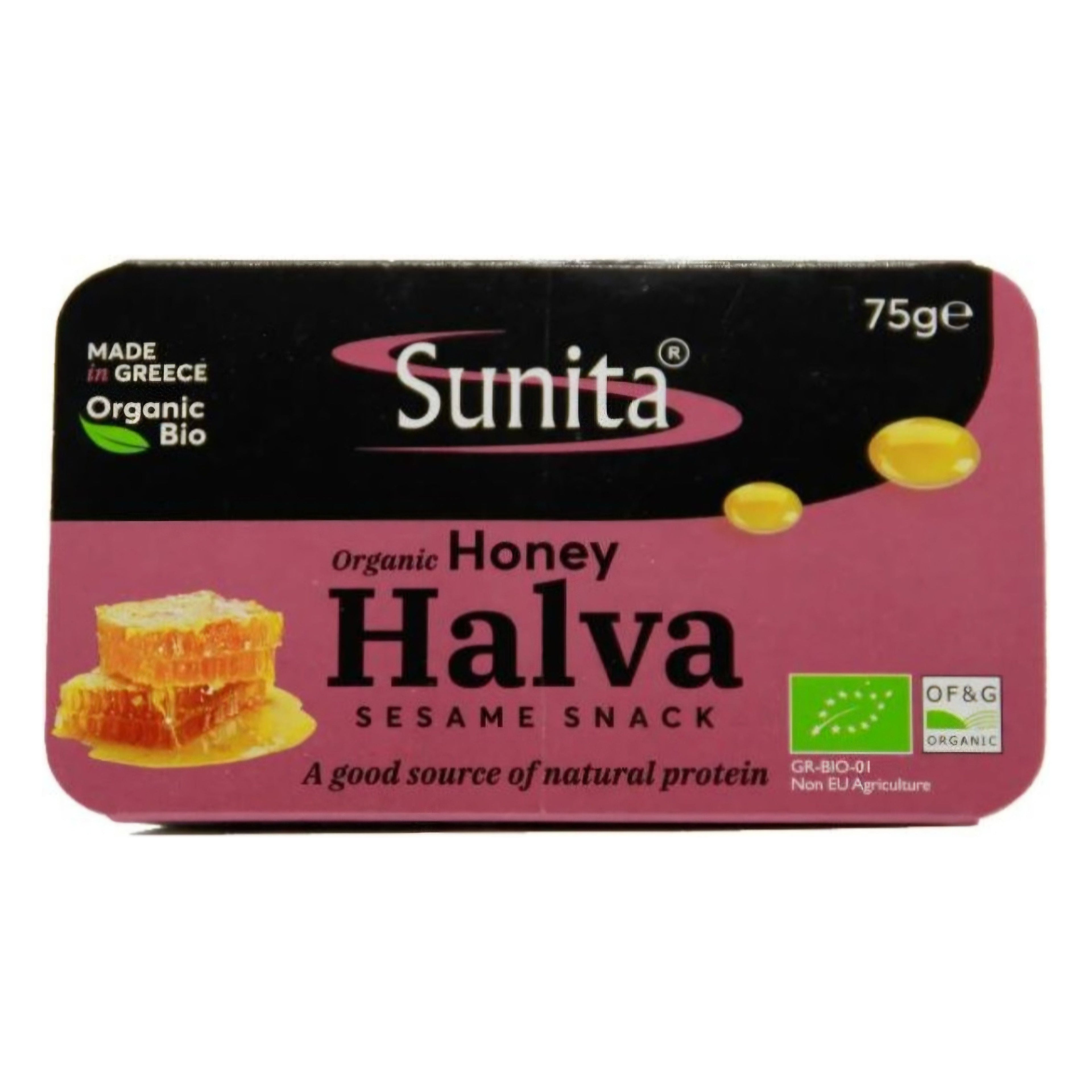 Organic Plain Honey Halva 75g