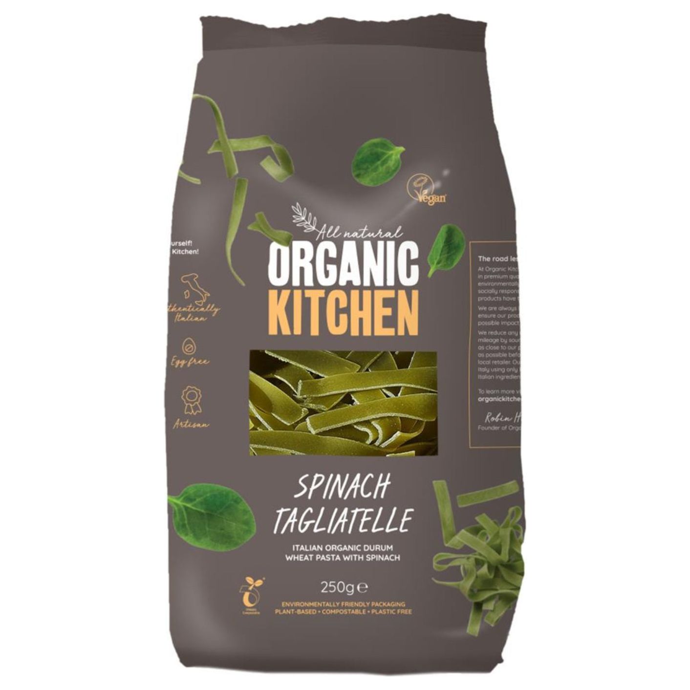 Organic Italian Spinach Tagliatelle