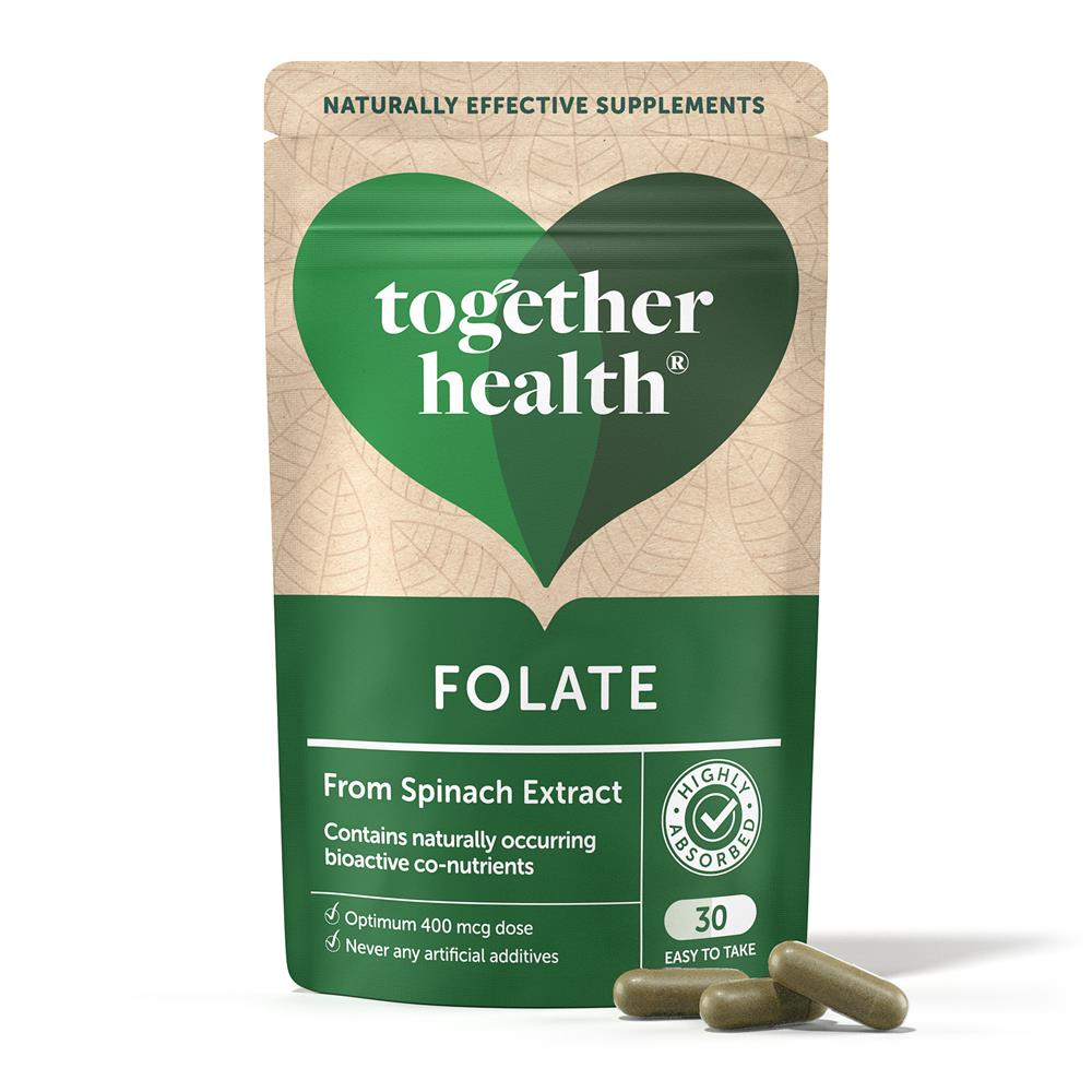 Together Health Natural Folate from Spinach 30 caps