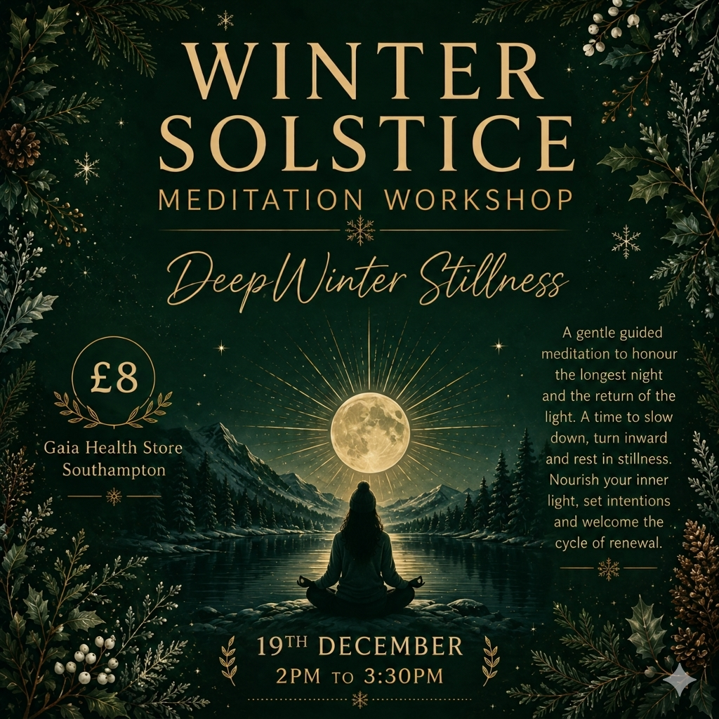 Winter Solstice Meditation Workshop: Deep Winter Stillness - 19th December | 2pm to 3:30pm