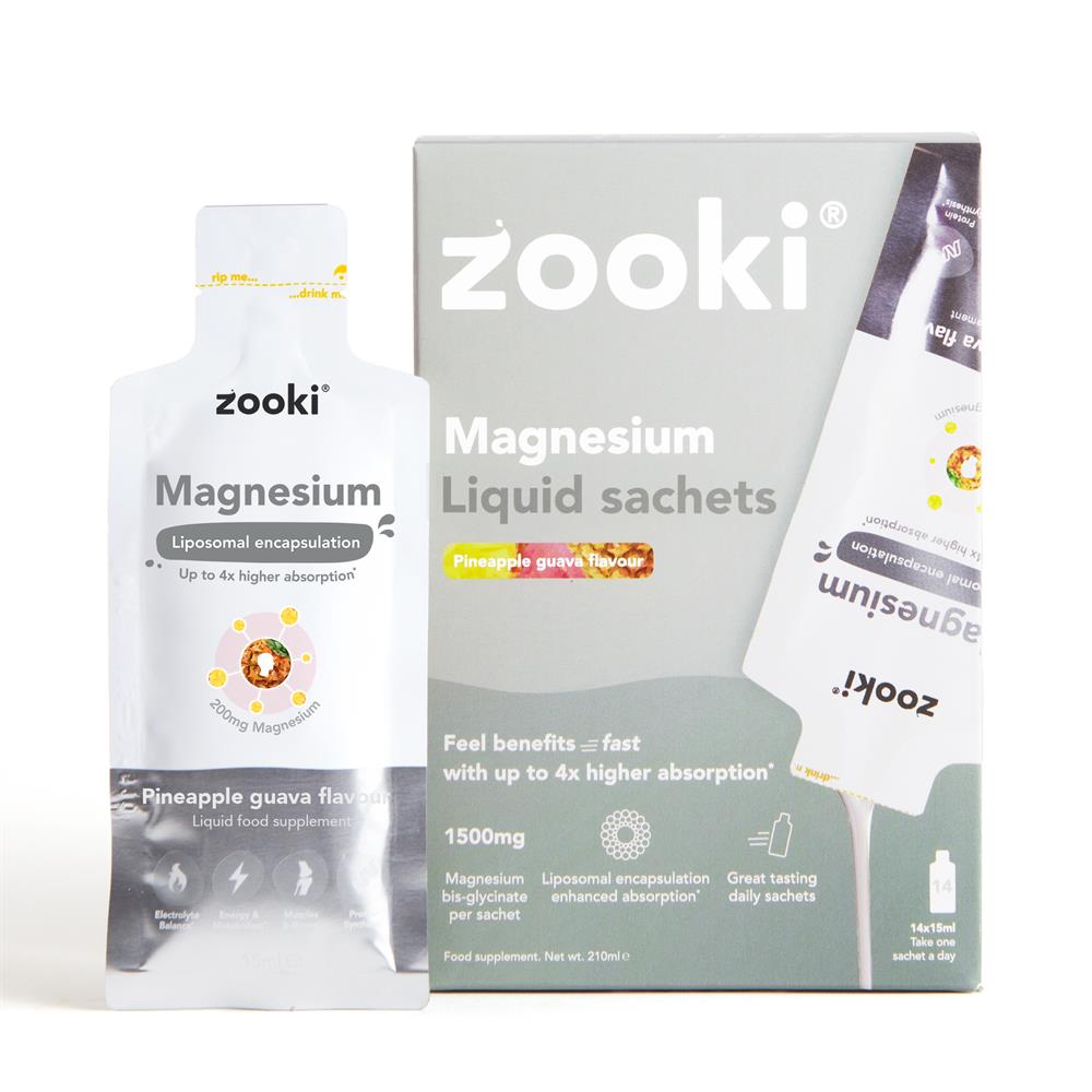 Liposomal Magnesium Bisglycinate 2000mg Pineapple 14x17ml sachets