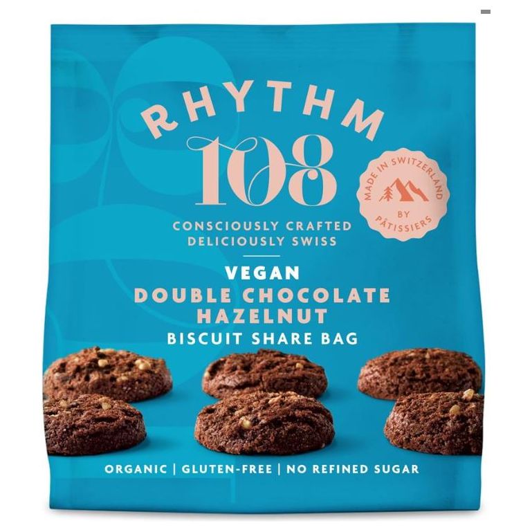 Double Chocolate Hazelnut Tea Biscuit Bag 135g