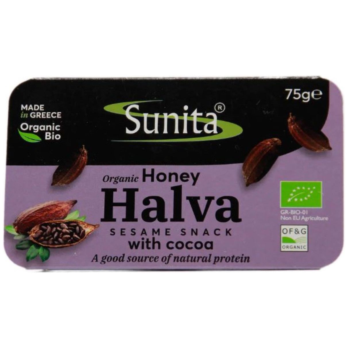 Organic Dark Chocolate Halva 75g