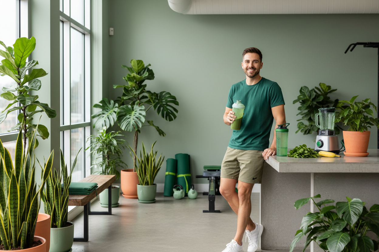 make it more casual and in gym