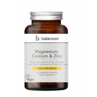 Magnesium, Calcium & Zinc 60 Veggie Caps