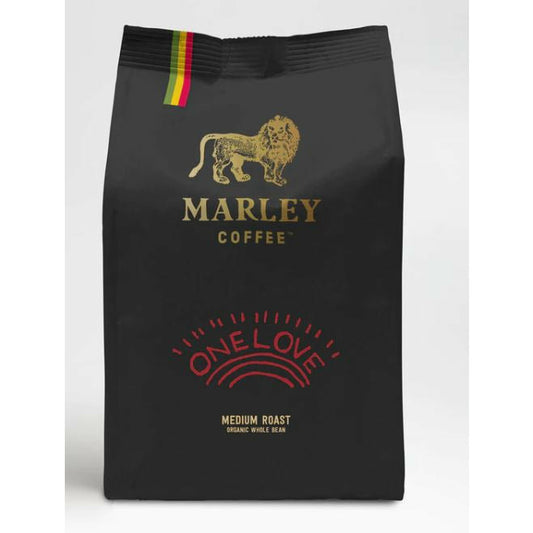 Organic Fair Trade Marley One Love Medium Roast Coffee 227g - available in beans and ground