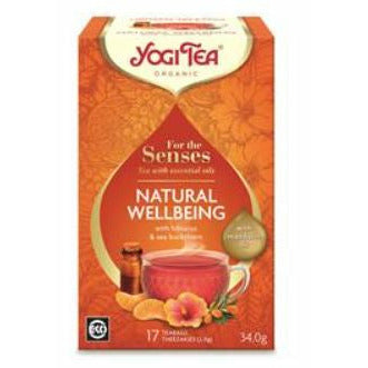 Yogi Tea Organic For The Senses Natural Wellbeing 17 Bag