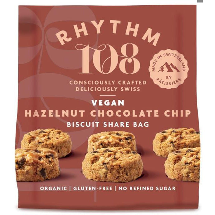 Swiss Vegan Hazelnut Chocolate Chip Share Bag 135g