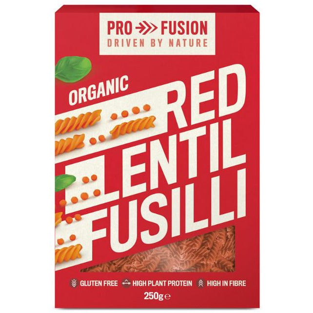 Organic Red Lentil Fusilli
