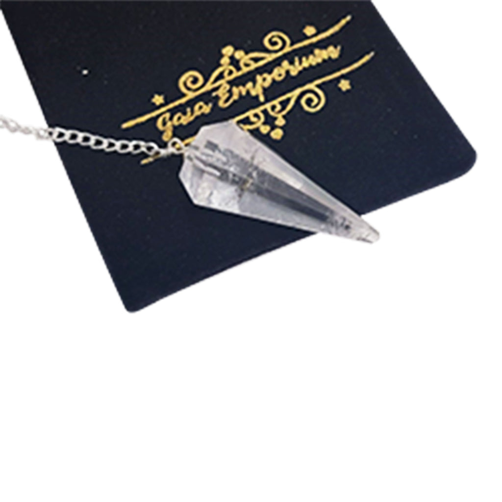 Gaia Emporium Clear Quartz Pendulum