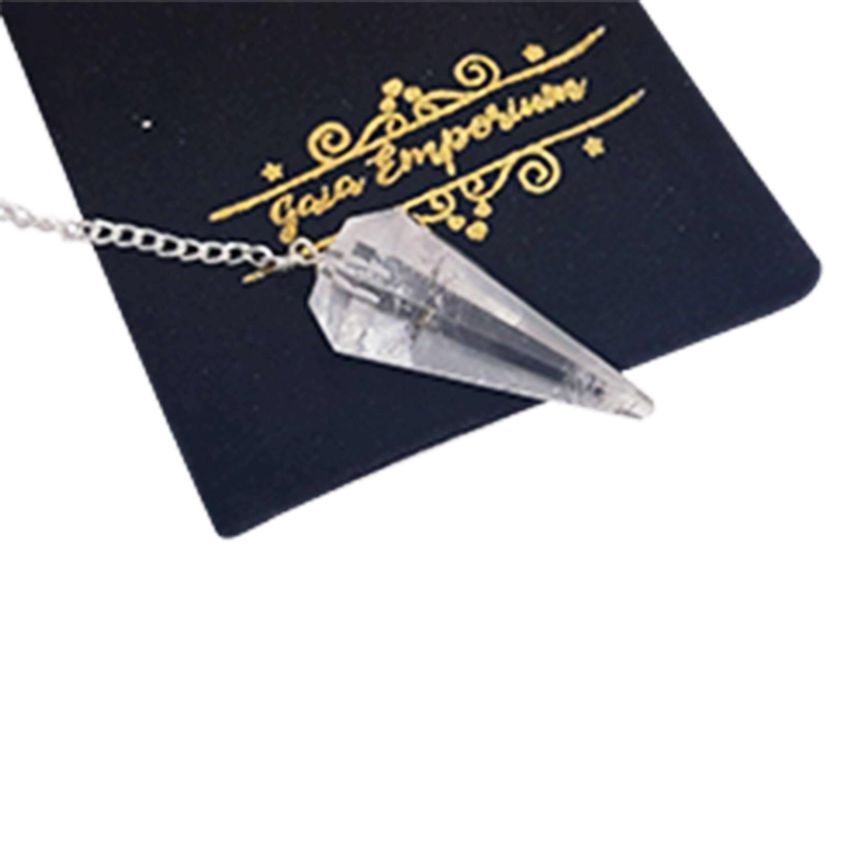 Gaia Emporium Clear Quartz Pendulum