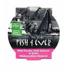 Wild Pacific Pink Salmon in Brine 160g