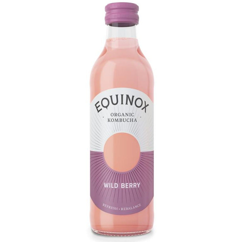 Organic Equinox Kombucha with Wild Berry 275ml