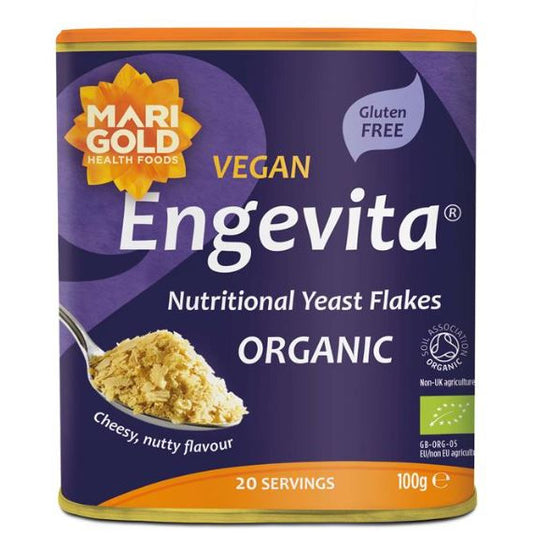 Organic Engevita Yeast Flakes Purple 100g