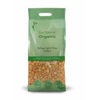 Organic Yellow Split Peas 500g